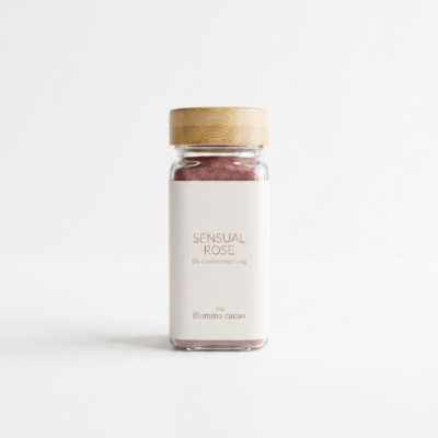 Bio Gewürzmischung Sensual Rose für zeremoniellen Cacao